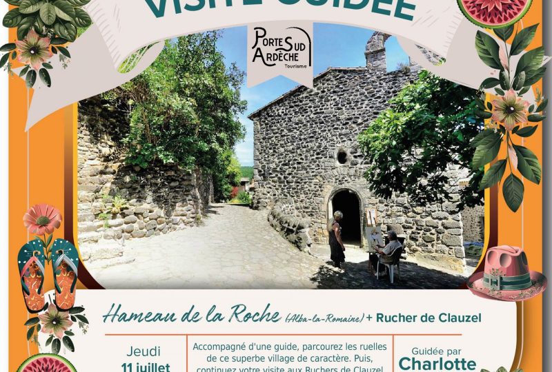 Visite guidée de la  Roche (Alba-la-Romaine) et présentation des Ruchers de Clauzel à Alba-la-Romaine - 0