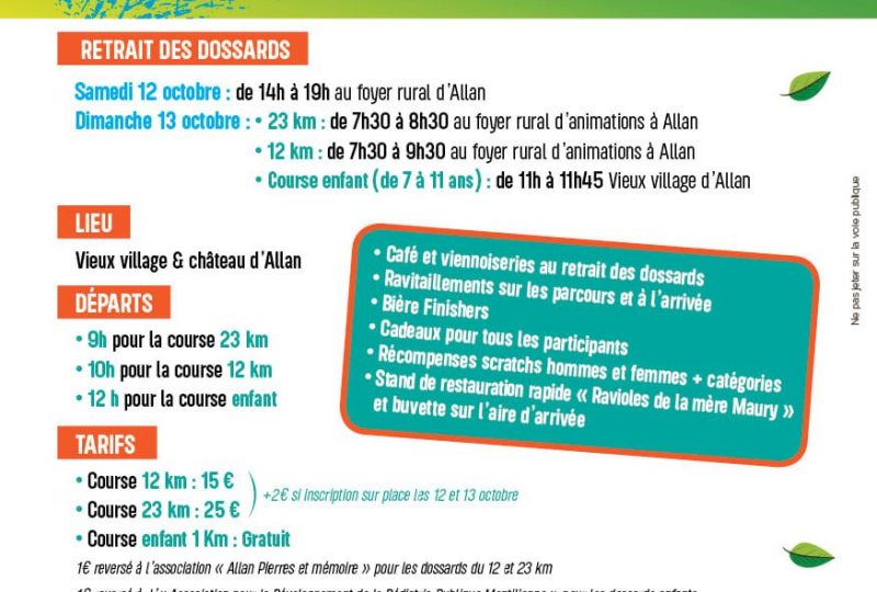 All’en Trail – 2ème édition à Allan - 1