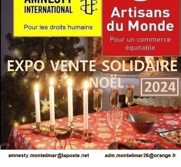 Marché solidaire de Noël d’Amnesty International et Artisans du Monde à Montélimar - 0