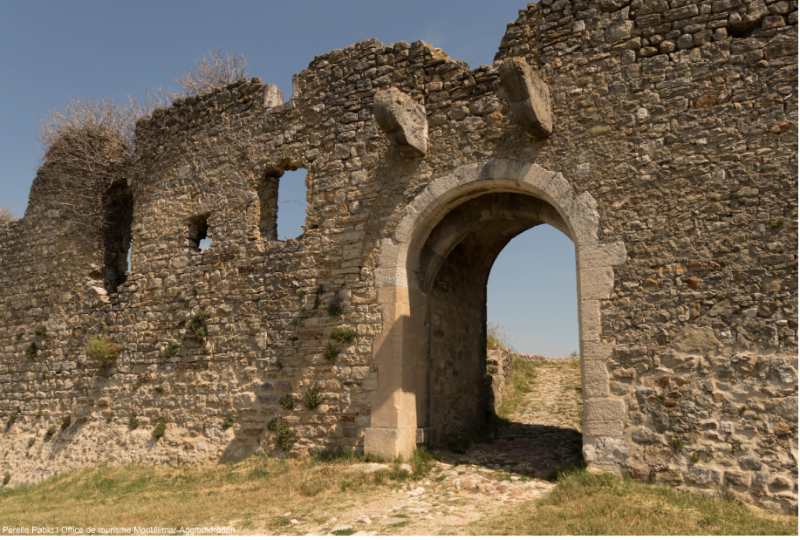 les cinq portes du château à Allan - 0